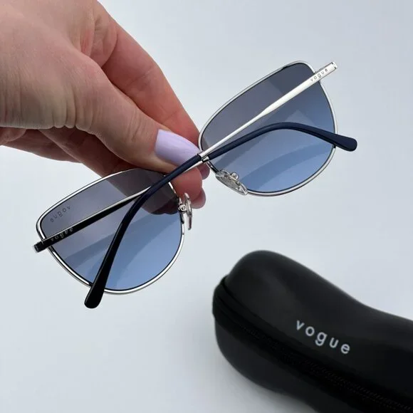 Vogue Women BRAND NEW Sunglasses Silver Blue Gradient  display picture 3